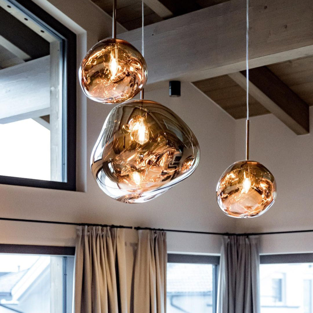 Niki | Multi-Arm Pendant Light | Sculptural Melt Design