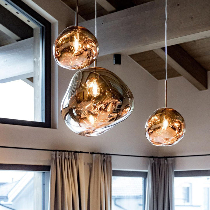 Niki | Multi-Arm Pendant Light | Sculptural Melt Design