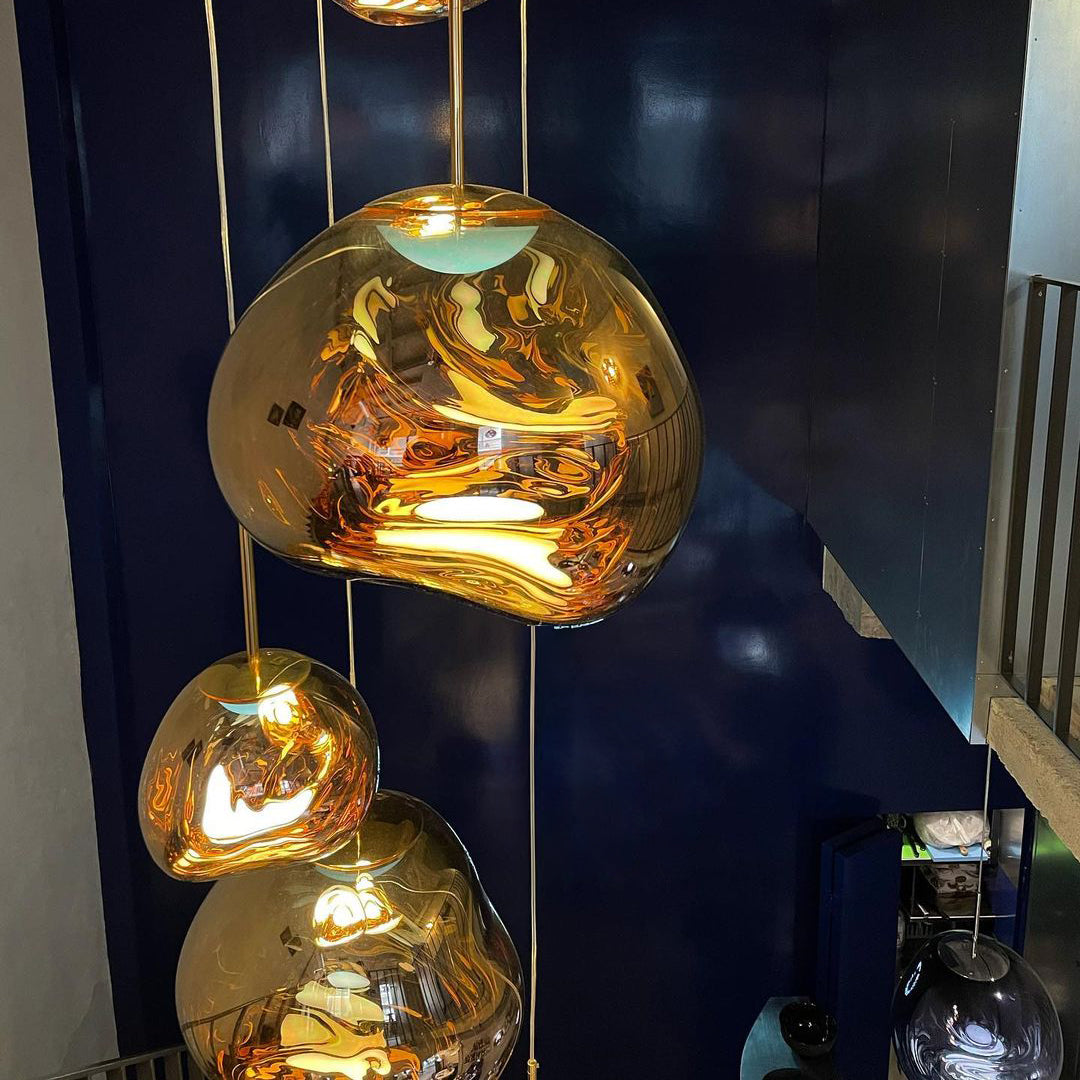 Niki | Multi-Arm Pendant Light | Sculptural Melt Design