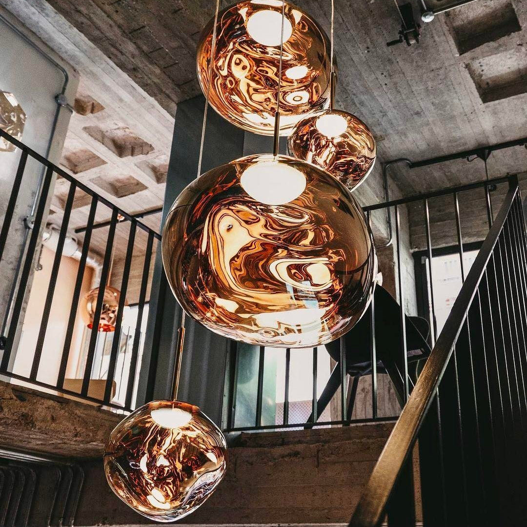 Niki | Multi-Arm Pendant Light | Sculptural Melt Design