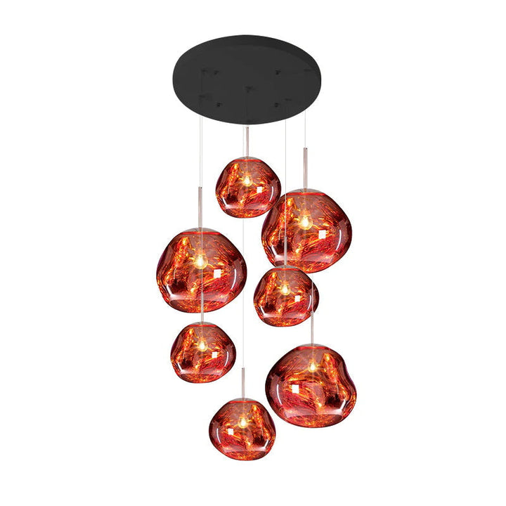 Niki | Multi-Arm Pendant Light | Sculptural Melt Design