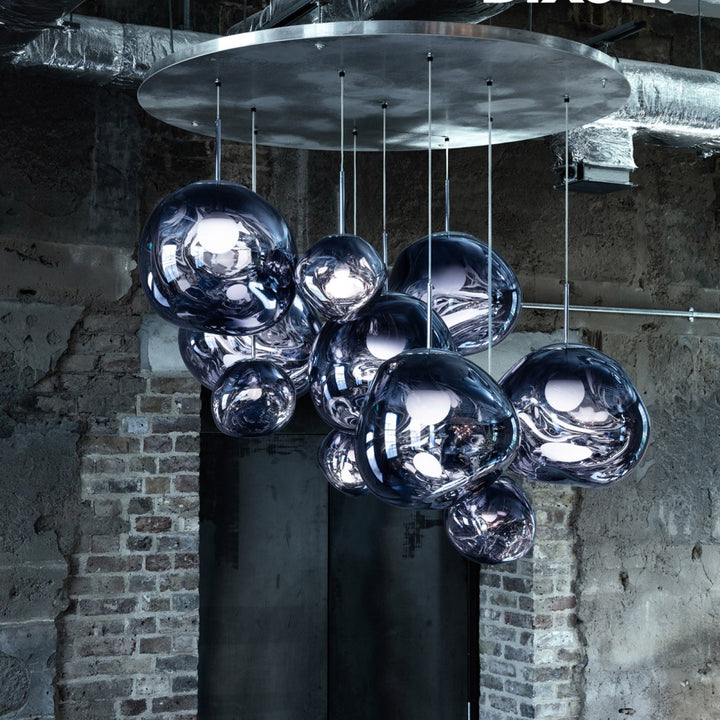Niki | Multi-Arm Pendant Light | Sculptural Melt Design