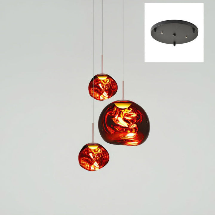 Niki | Multi-Arm Pendant Light | Sculptural Melt Design