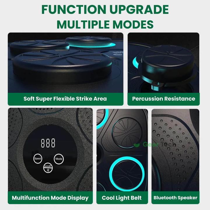 Niki | Music Boxing Machine | Interactive Training | RGB &amp; Bluetooth