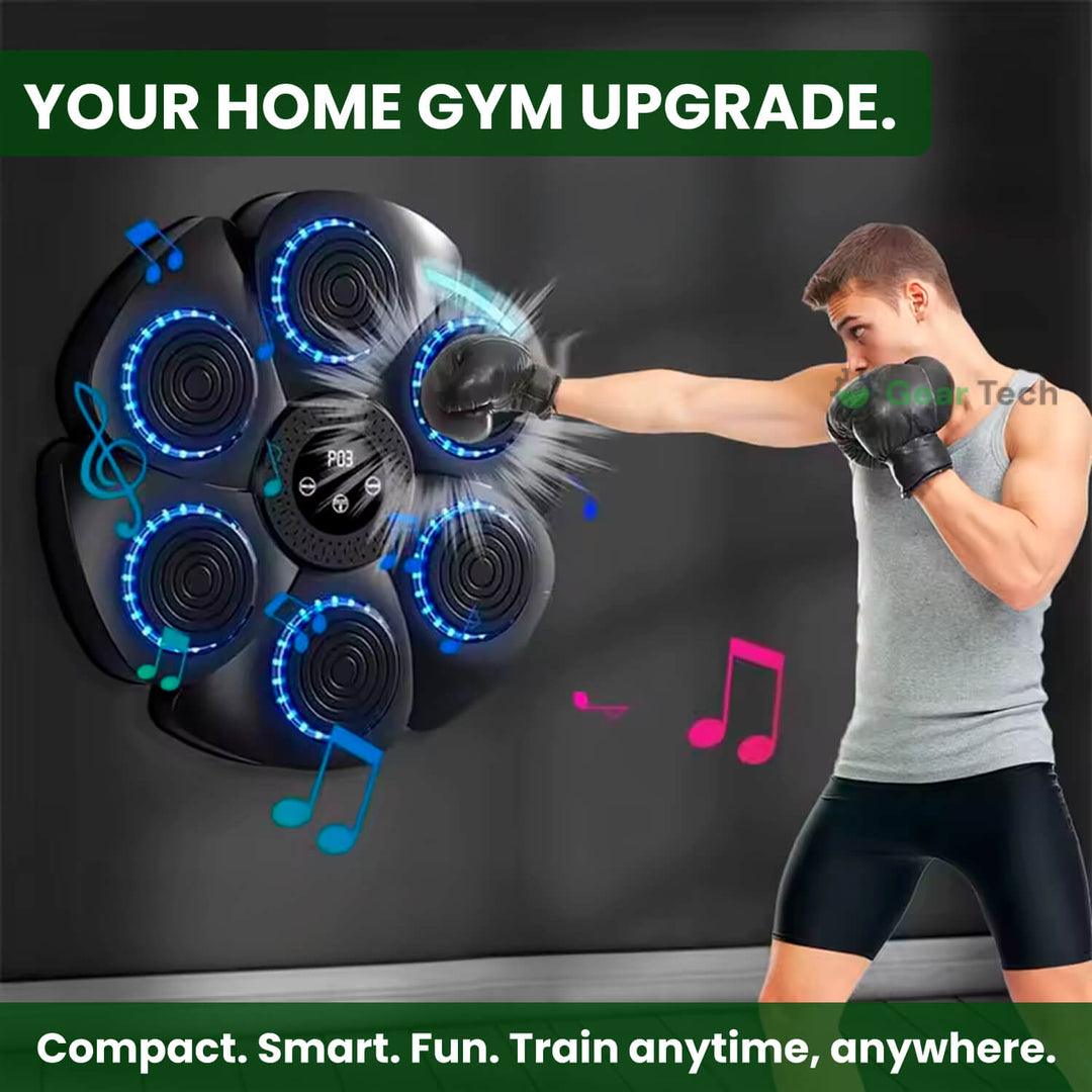Niki | Music Boxing Machine | Interactive Training | RGB &amp; Bluetooth