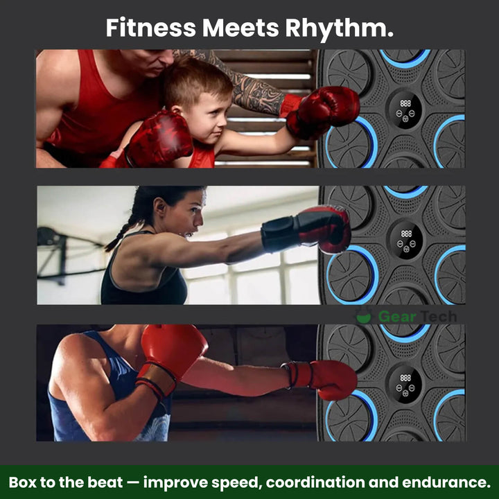 Niki | Music Boxing Machine | Interactive Training | RGB &amp; Bluetooth