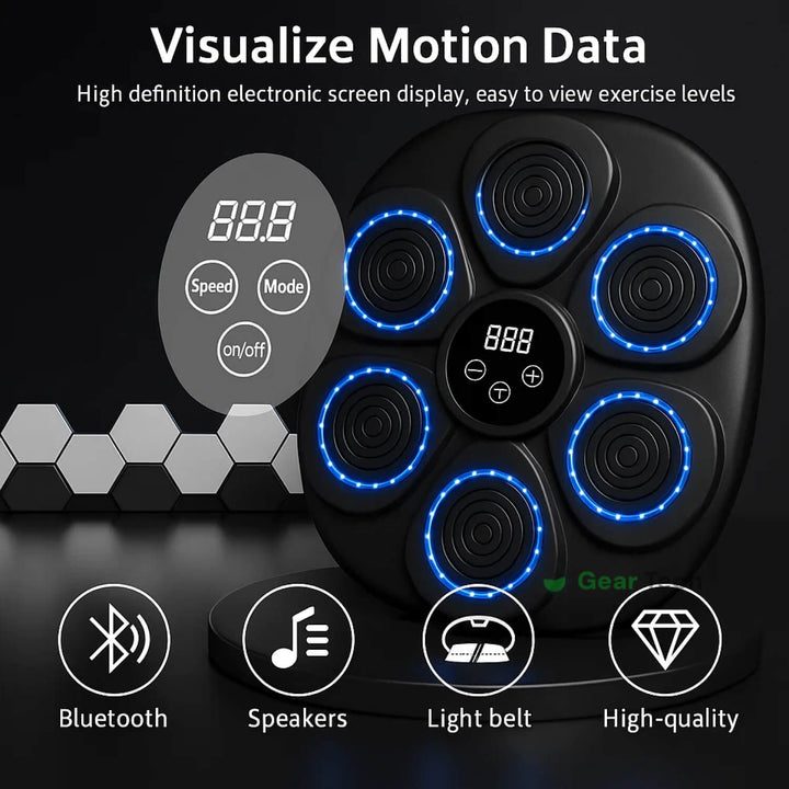 Niki | Music Boxing Machine | Interactive Training | RGB &amp; Bluetooth