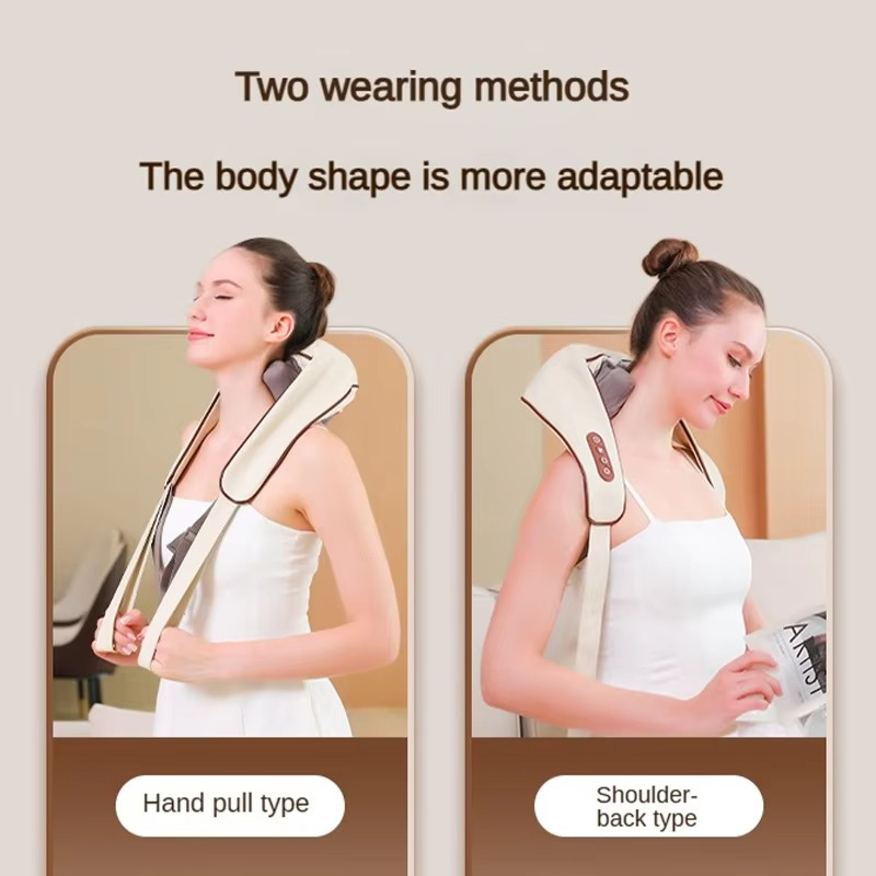 Niki | Neck and Shoulder Massager with Deep Tissue Shiatsu and Heat for Pain Relief
