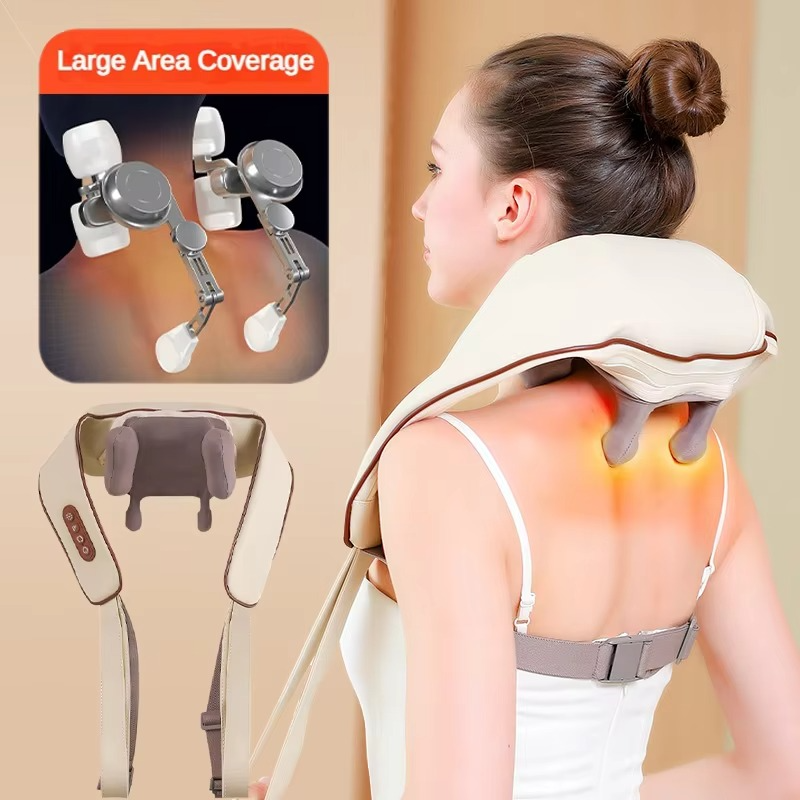 Niki | Neck and Shoulder Massager with Deep Tissue Shiatsu and Heat for Pain Relief