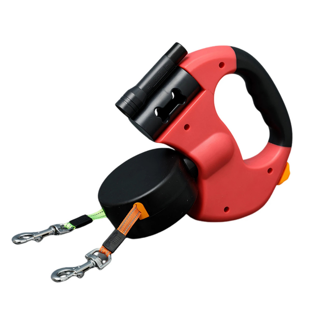 Niki | Never Tangle Again – Double Leash for Dogs with LED Light