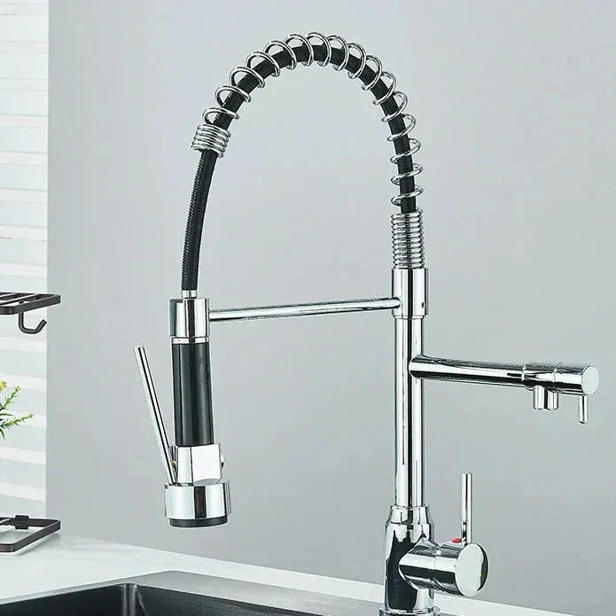 Niki | NickelFlex Kitchen Faucet | 360° Rotation | Stainless Steel
