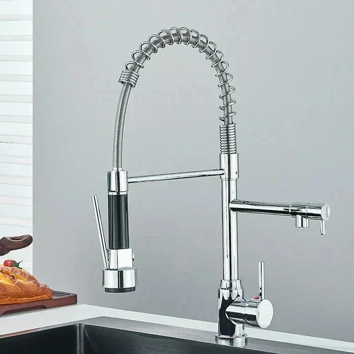 Niki | NickelFlex Kitchen Faucet | 360° Rotation | Stainless Steel