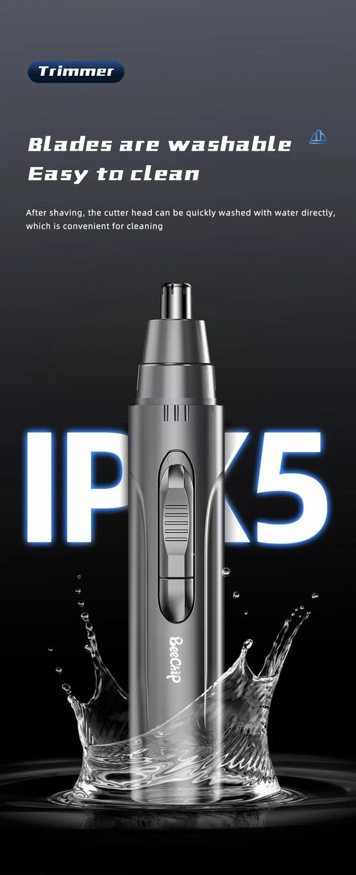 Niki | Nose &amp; Ear Hair Trimmer for Men &amp; Women