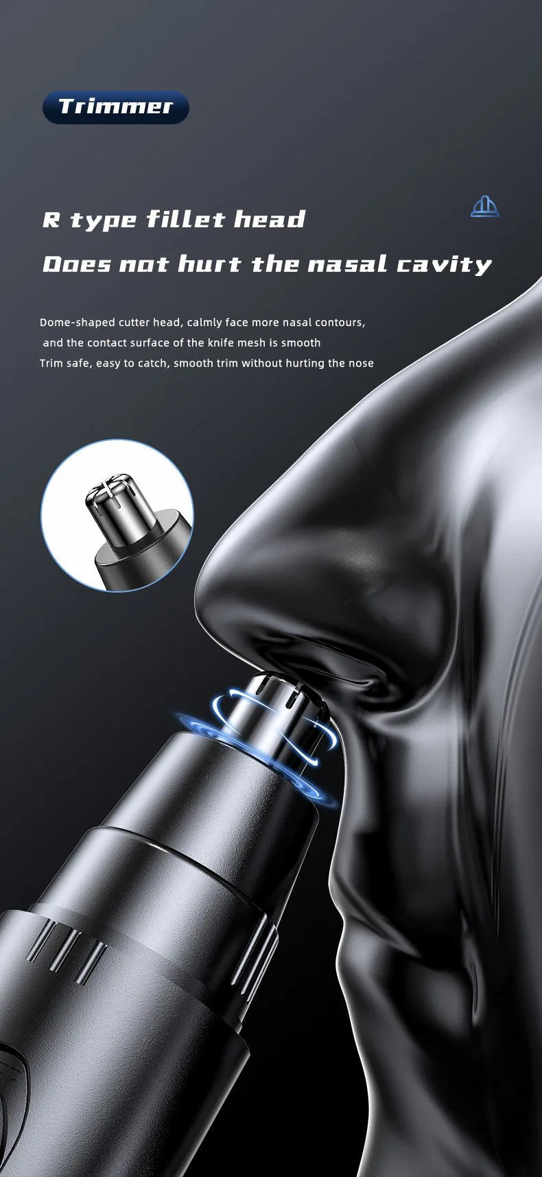 Niki | Nose &amp; Ear Hair Trimmer for Men &amp; Women