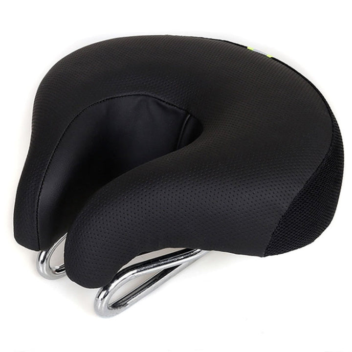 Niki | Noseless Bicycle Seat Mountain Bike Thick Soft Padding (Black)