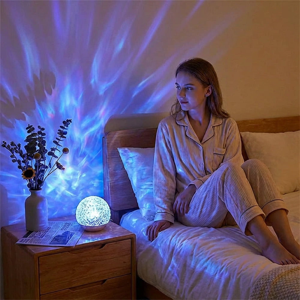 Niki | Ocean Wave Projector Lamp with Ambient Light