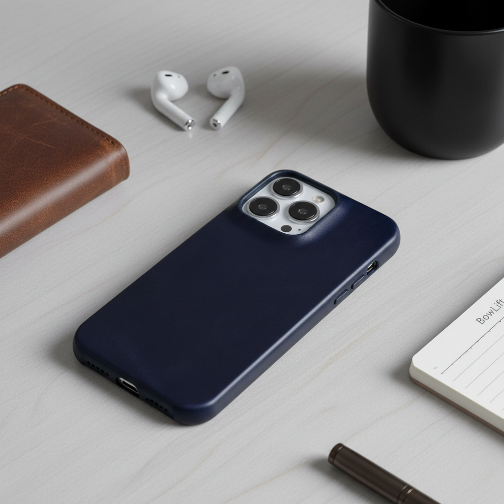 Niki | Oil Wax Genuine Leather Apple iPhone Case