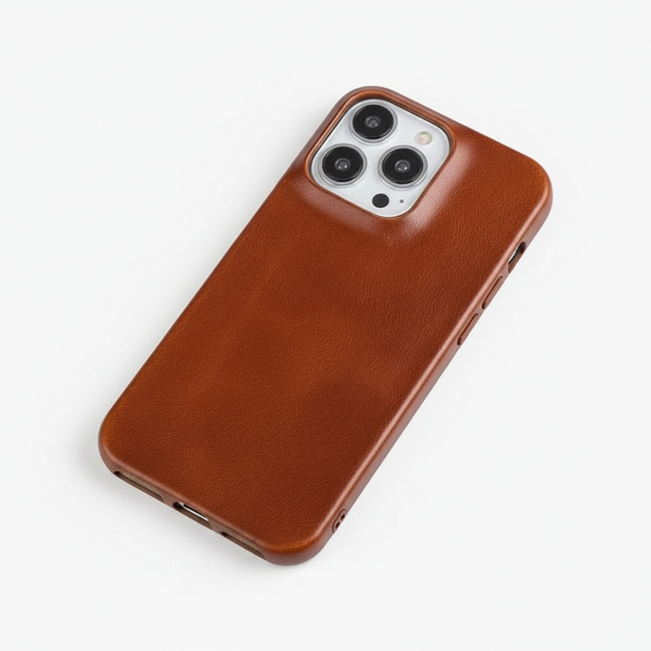 Niki | Oil Wax Genuine Leather Apple iPhone Case