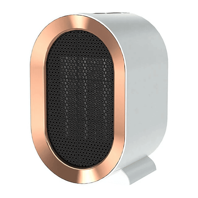 Niki | Oval Portable Heater with Rose Gold Trim