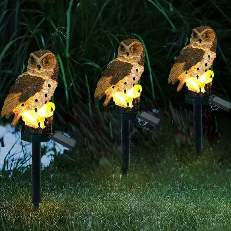 Niki | Owl Garden Lamp with Solar Energy - OwlGlow