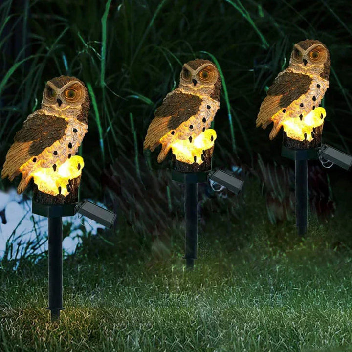Niki | Owl Garden Lamp with Solar Energy - OwlGlow