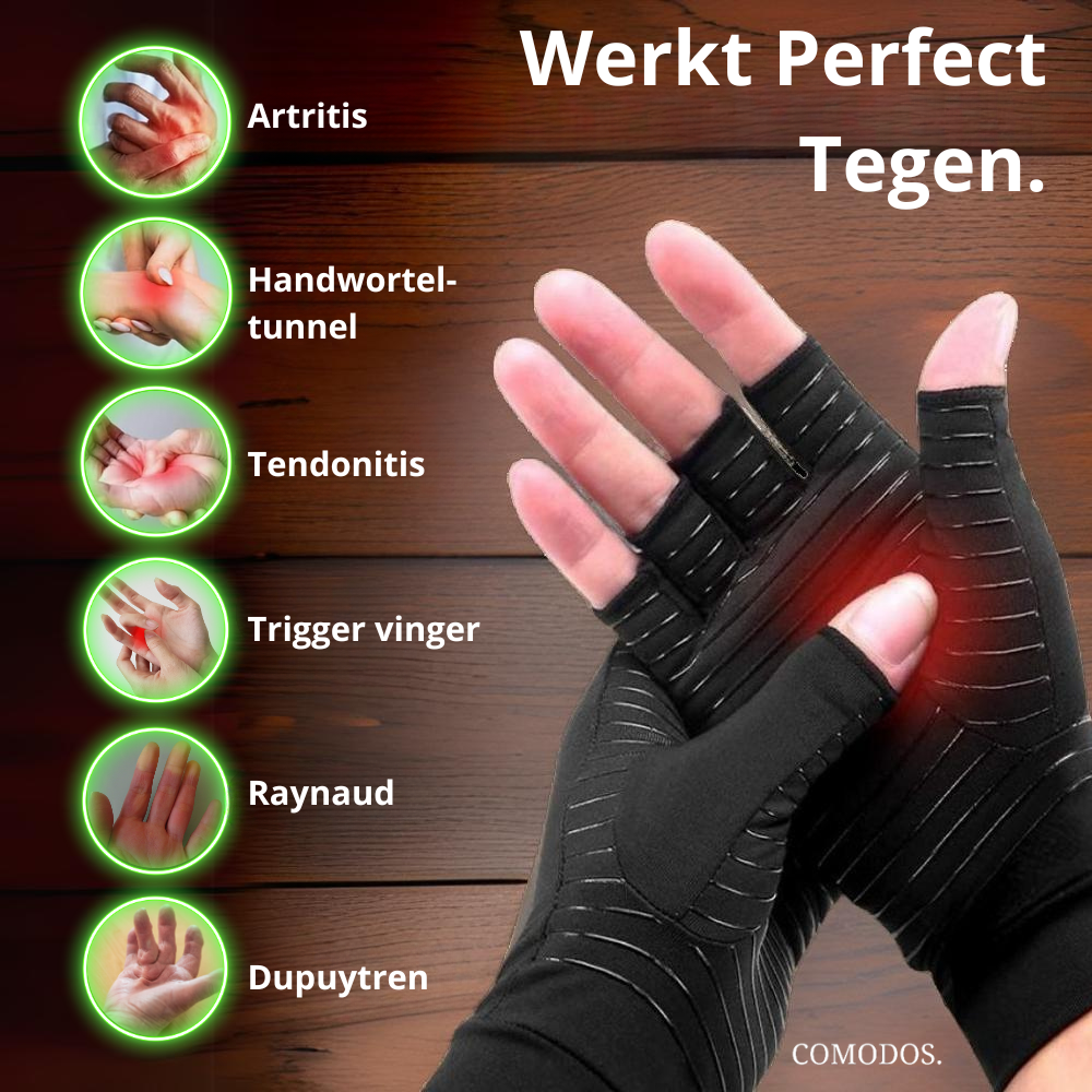 Niki | Pain-Relieving Compression Fingerless Gloves