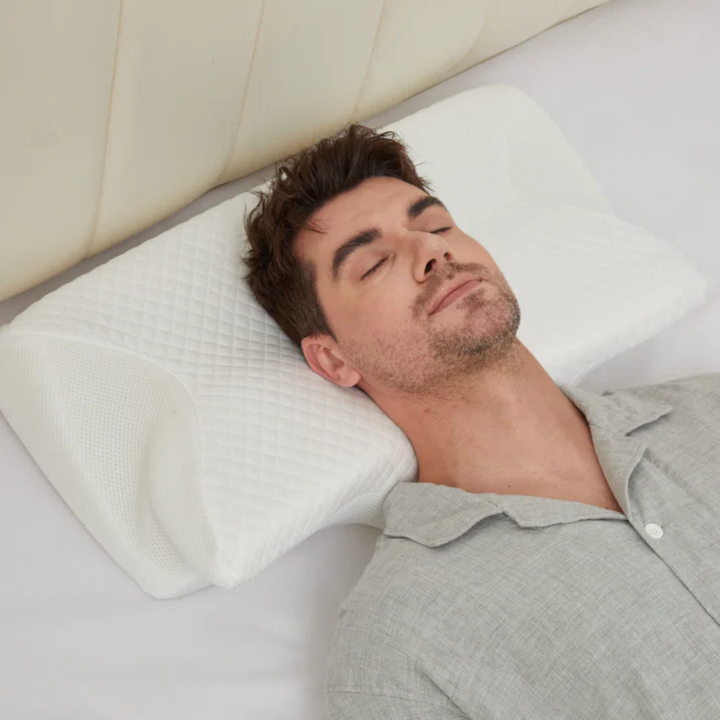 Niki | Pillow for Sleep Apnea &amp; Snoring Relief – Ergonomic Memory Foam Anti-Snore Pillow for Better Breathing &amp; Deep Sleep Support