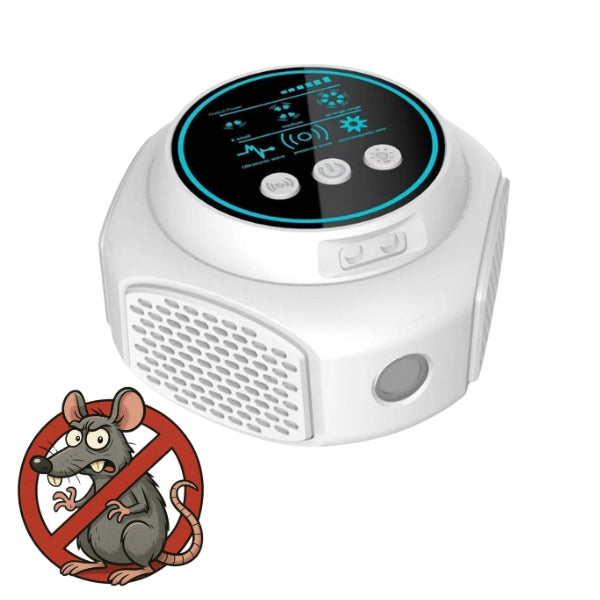 Niki | Plug-In Ultrasonic Rat Repellent | Chemical-Free. Silent &amp; Covers Up to 3200 sq. ft. for Indoor and Outdoor Use