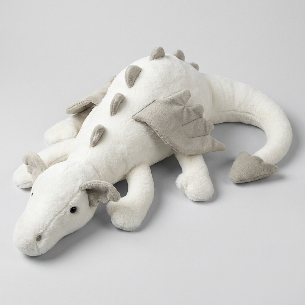 Niki | Plush Dragon Toy for Kids, Friendly Dragon with Beak