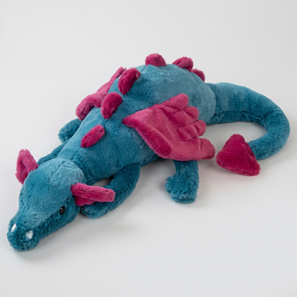 Niki | Plush Dragon Toy for Kids, Friendly Dragon with Beak
