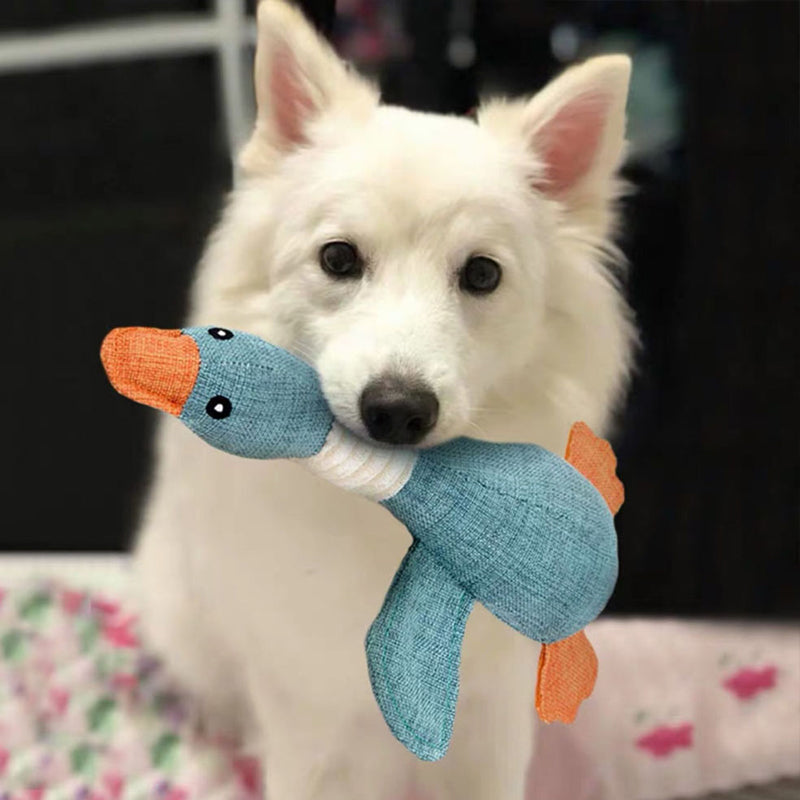 Niki | Plush Duck Dog Toy with Squeaker