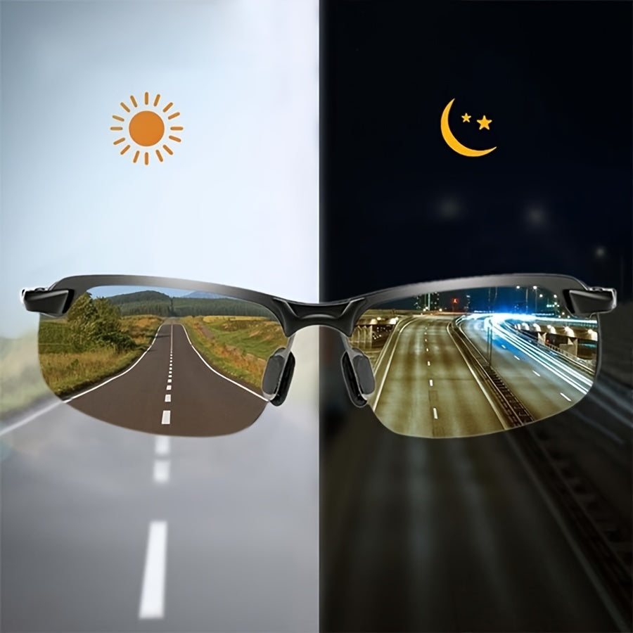 Niki | Polarized Photochromic Sunglasses | UV400 Protection | Automatic Light Adjustment (Day &amp; Night) | Intelligent Glare Reduction for Drivers &amp; Outdoor