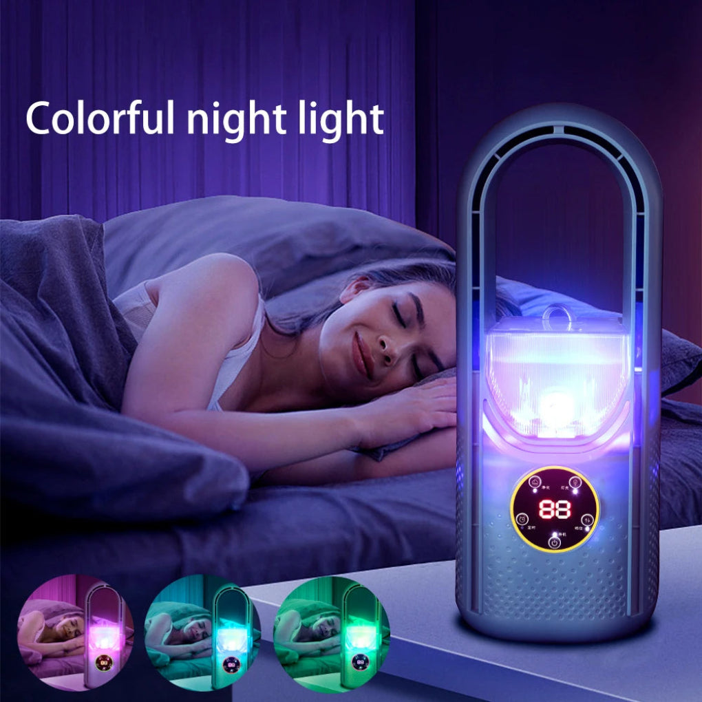 Niki | Portable bladeless fan with LED display