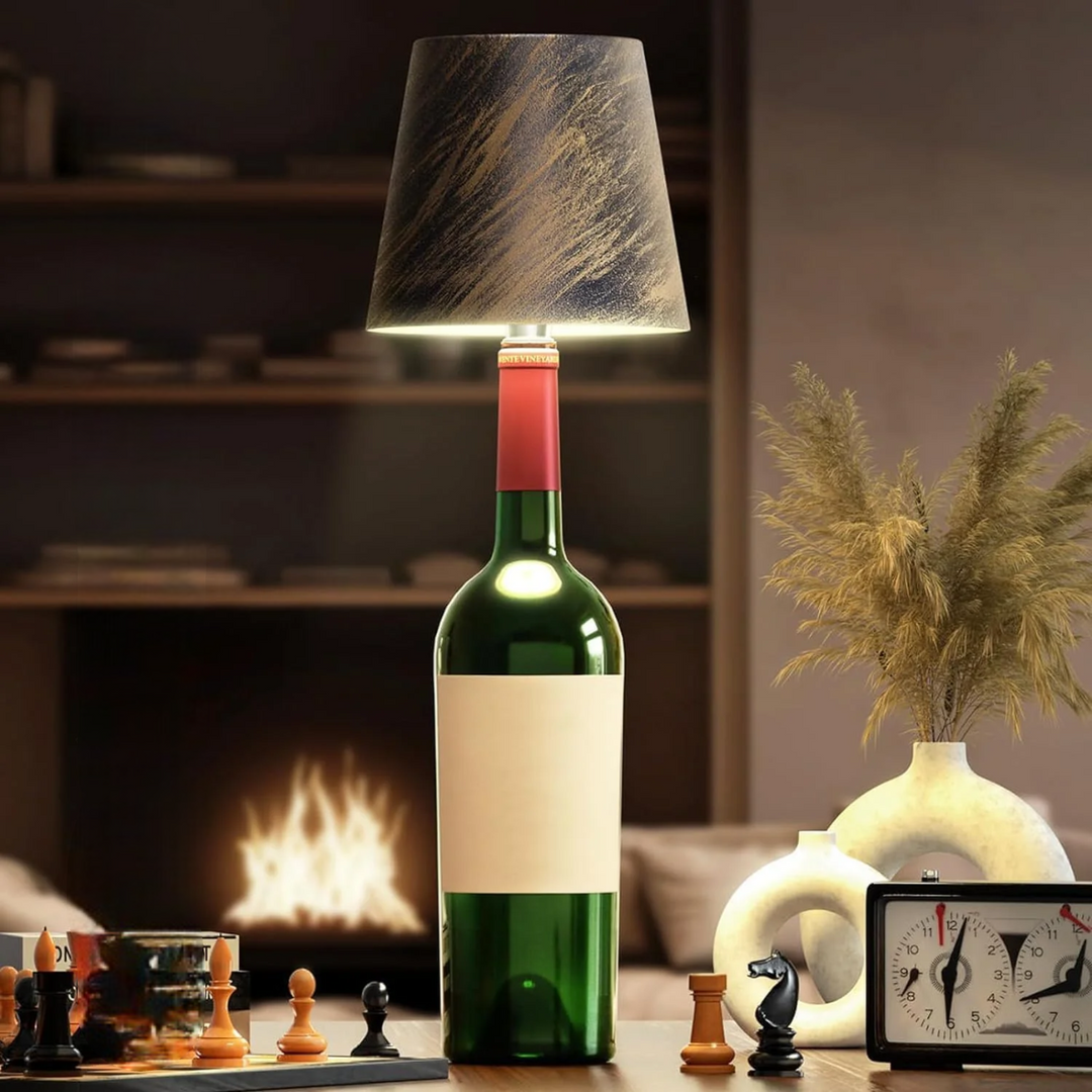 Niki | Portable Bottle Lamp with Touch Control Dimmable Brightness