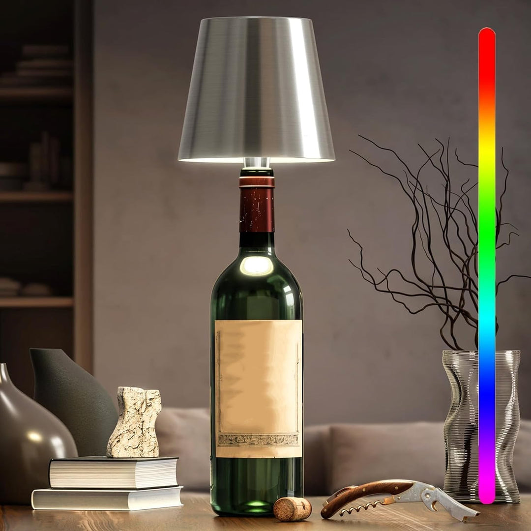 Niki | Portable Bottle Lamp with Touch Control Dimmable Brightness
