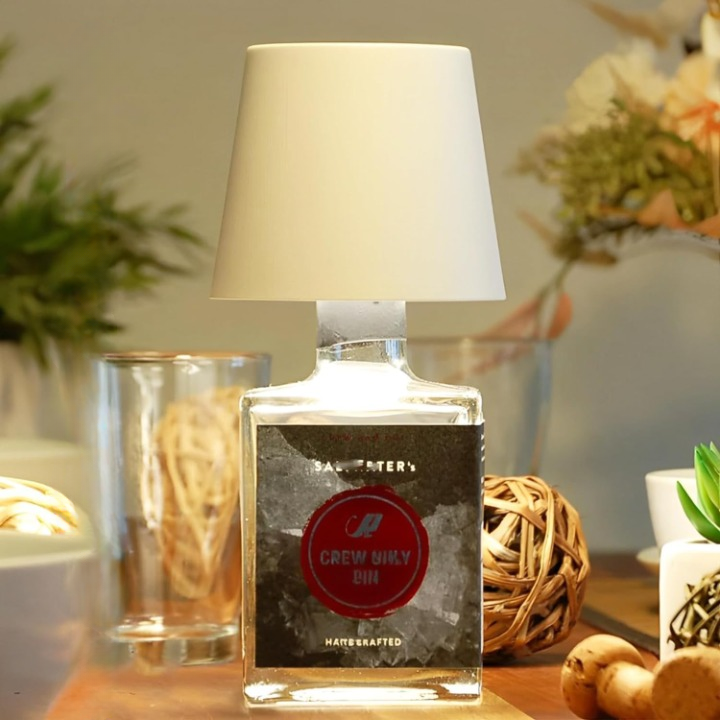 Niki | Portable Bottle Lamp with Touch Control Dimmable Brightness