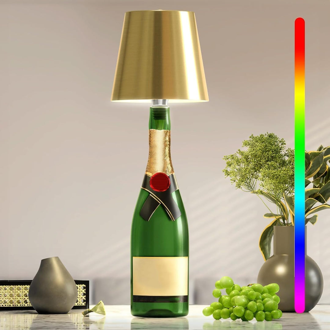 Niki | Portable Bottle Lamp with Touch Control Dimmable Brightness