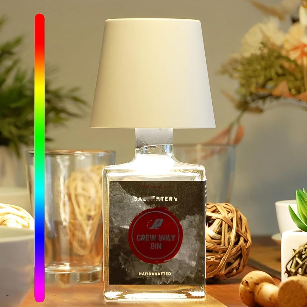 Niki | Portable Bottle Lamp with Touch Control Dimmable Brightness