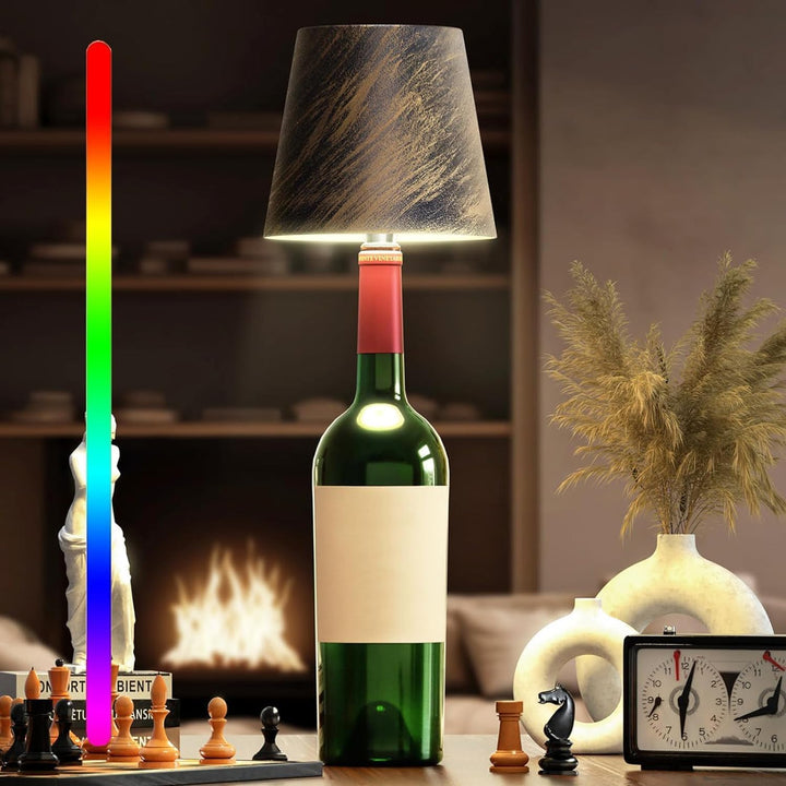 Niki | Portable Bottle Lamp with Touch Control Dimmable Brightness