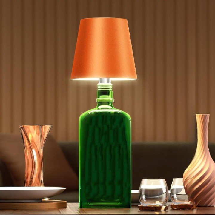 Niki | Portable Bottle Lamp with Touch Control Dimmable Brightness