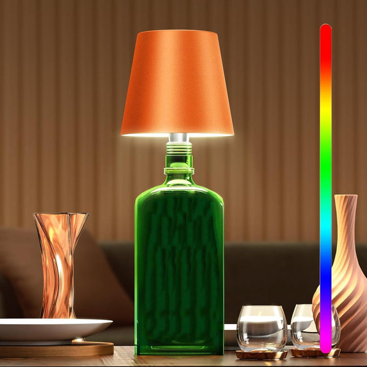 Niki | Portable Bottle Lamp with Touch Control Dimmable Brightness