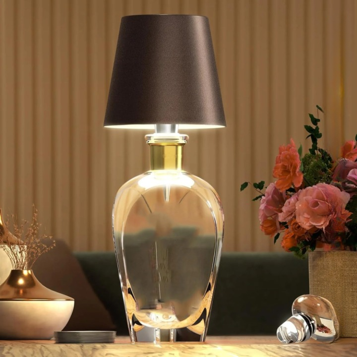 Niki | Portable Bottle Lamp with Touch Control Dimmable Brightness