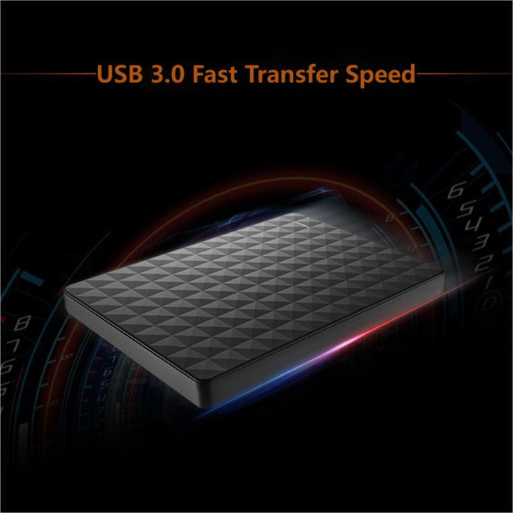 Niki | Portable External Hard Drive - Textured, USB 3.0, Slim Design