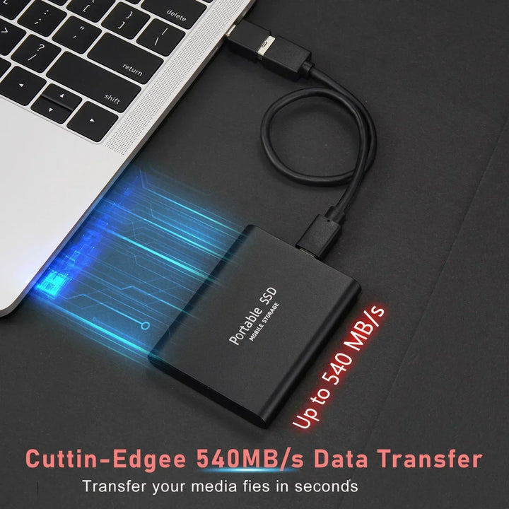 Niki | Portable External SSD | USB 3.1 Type C Fast Storage | Up to 128GB