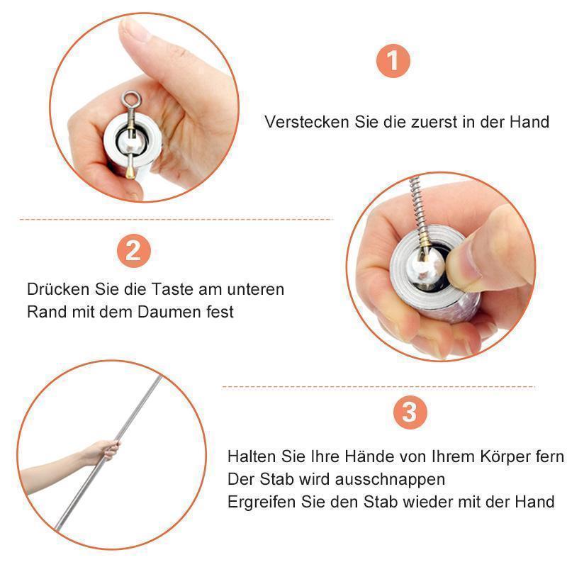 Niki | Portable Metal Rod for Self-Defense and Magic