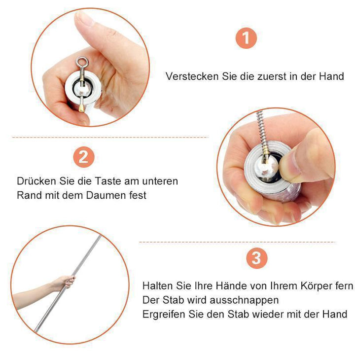 Niki | Portable Metal Rod for Self-Defense and Magic