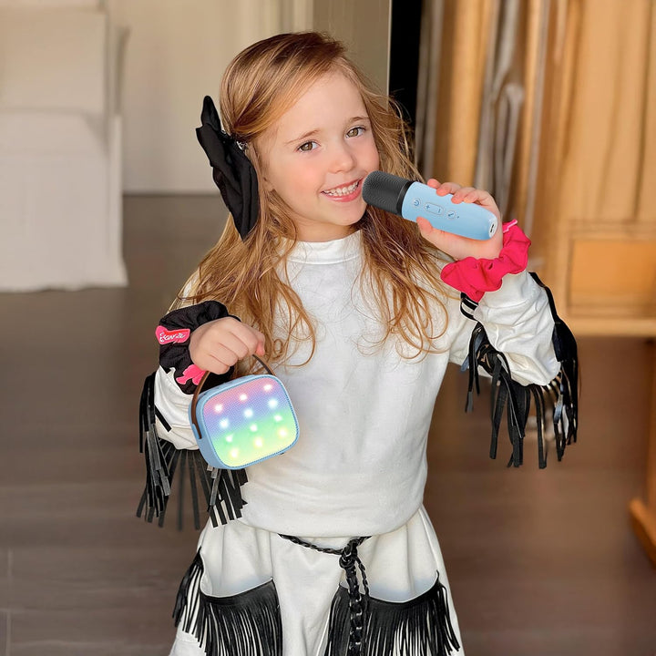 Niki | Portable Mini Karaoke Machine with Bluetooth Speaker and 2 Wireless Microphones – Veylo