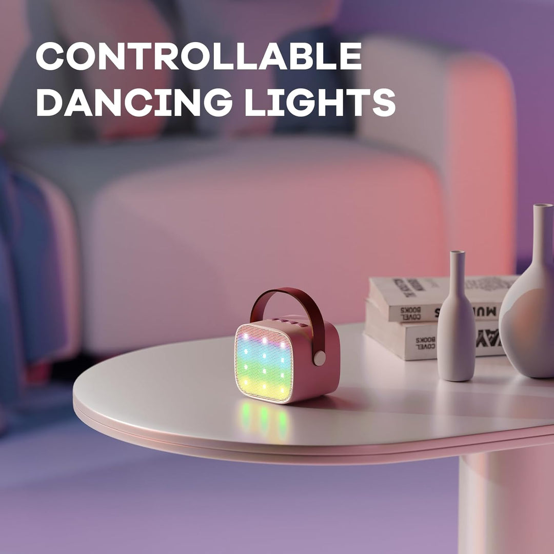 Niki | Portable Mini Karaoke Machine with Bluetooth Speaker and 2 Wireless Microphones – Veylo