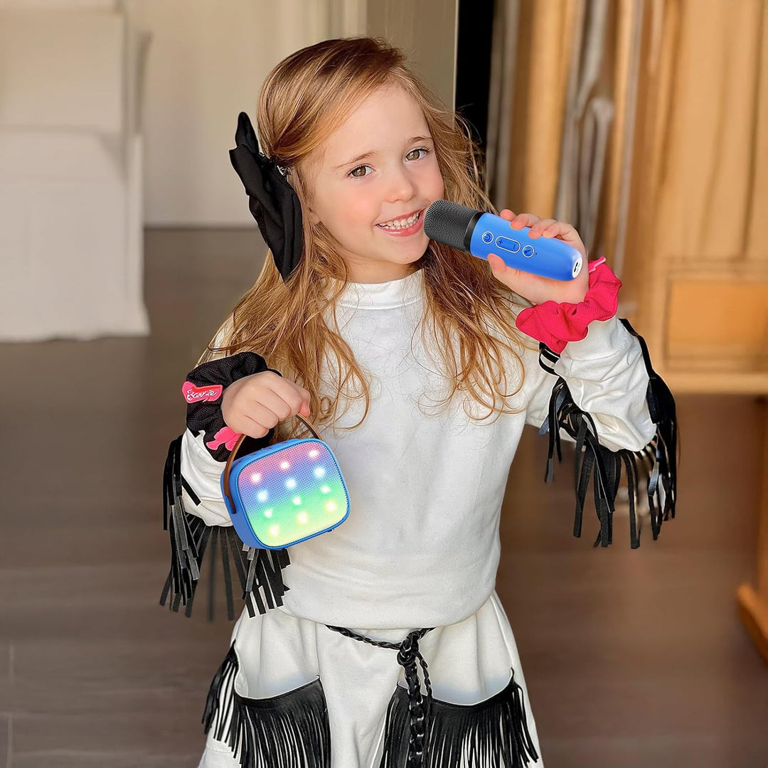 Niki | Portable Mini Karaoke Machine with Bluetooth Speaker and 2 Wireless Microphones – Veylo