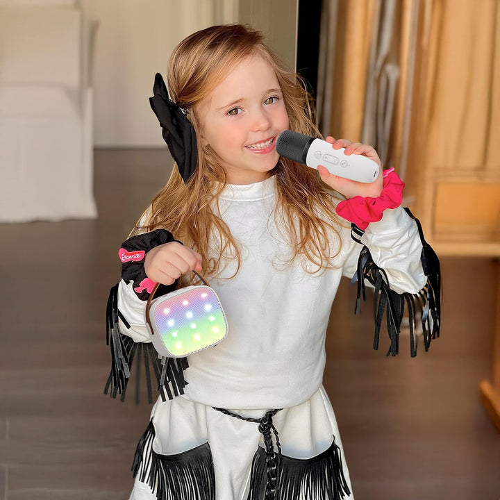 Niki | Portable Mini Karaoke Machine with Bluetooth Speaker and 2 Wireless Microphones – Veylo
